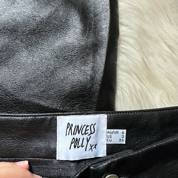 PRINCESS POLLY Macey Pants Black - Picture 8 of 8